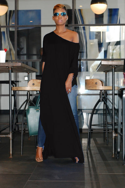 One Shoulder Casual Fall Dresses