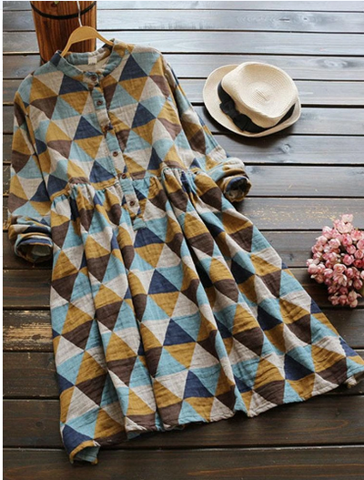 Geometric Print Women Dresses
