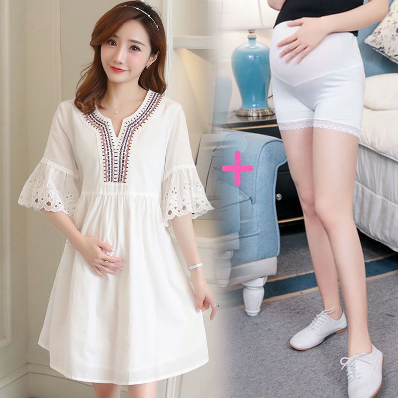 Two-piece Fashion Loose-fitting Dresses For Pregnant Women