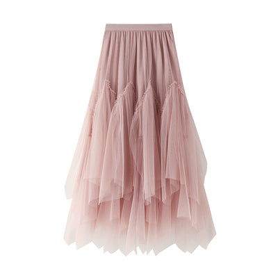 Women's Mid-length A- Line Skirt Tulle Tutu Skirt