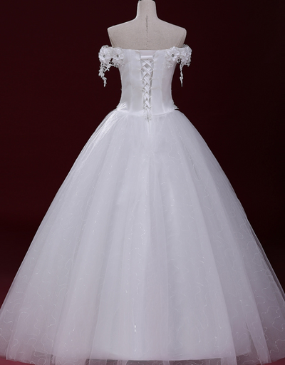 Wedding Dresses Strapless Lace