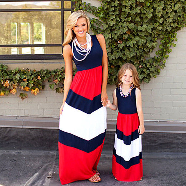 Women's Dresses Parent-child Wear