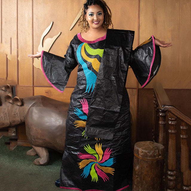 African Dresses For Women 4xl 5xl Plus Size