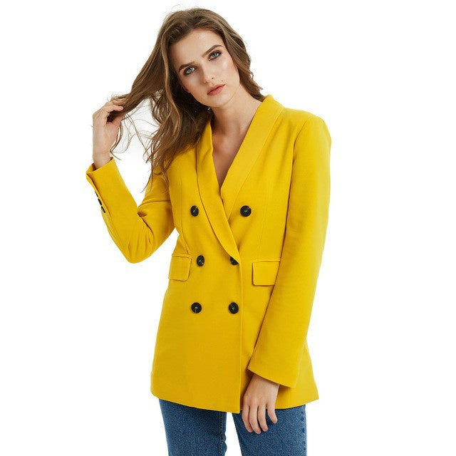 Anzug Blazer Jacke für Damen Langer Mantel Anzüge Büro Damen - 1 Million