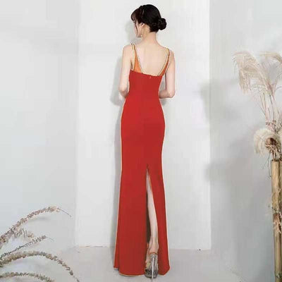 Noble Backless Aura Queen Long Fishtail
