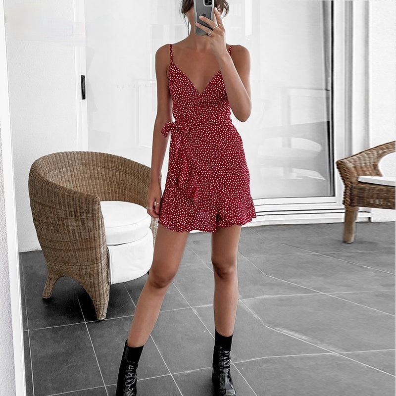 Hollow Soft Backless Robe Office Loose Cute Women Dresses