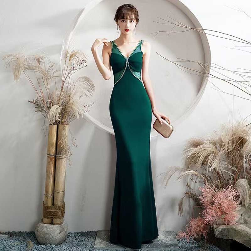 Noble Backless Aura Queen Long Fishtail